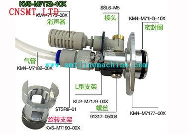 KV6-M7190-00X SMT Spare Parts Set White Color HSDX HSDXG Rotating Bracket